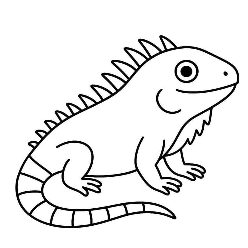 Iguana Free Printable