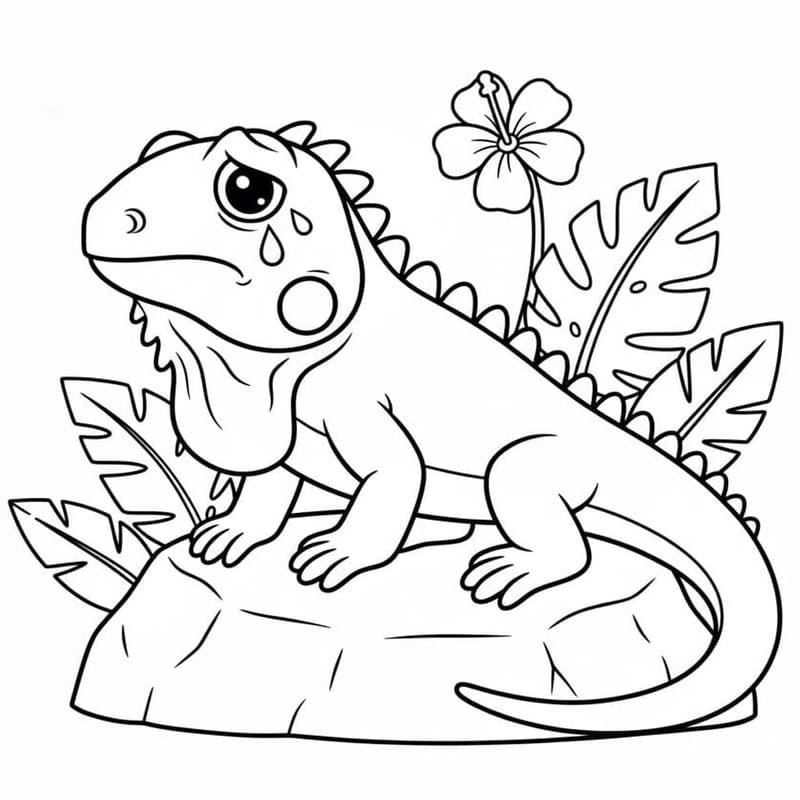 Iguana Printable