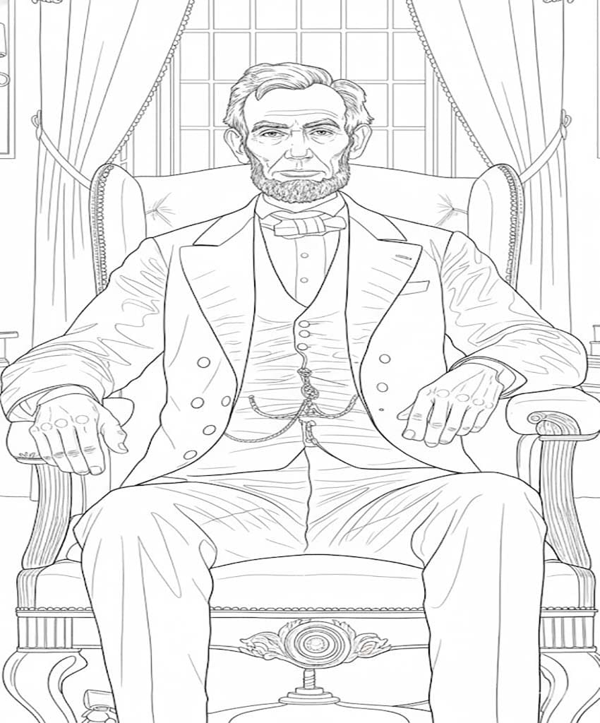 Image Abraham Lincoln easy