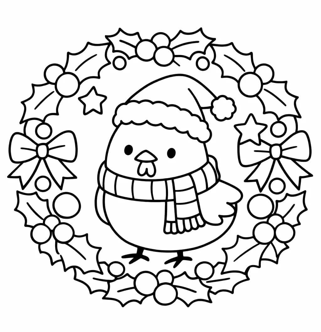 Image Chicken Christmas