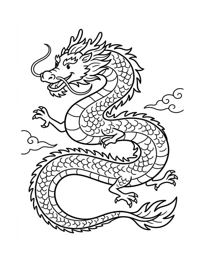 Image Chinese Dragon Easy