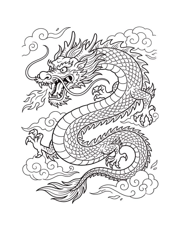 Image Chinese Dragon Printable