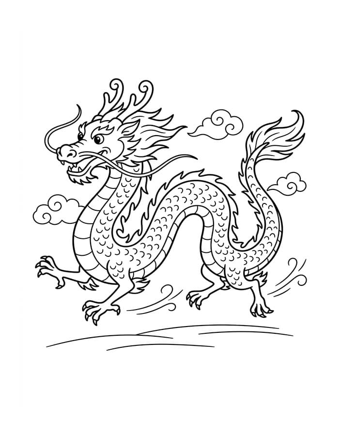 Image Chinese Dragon Simple