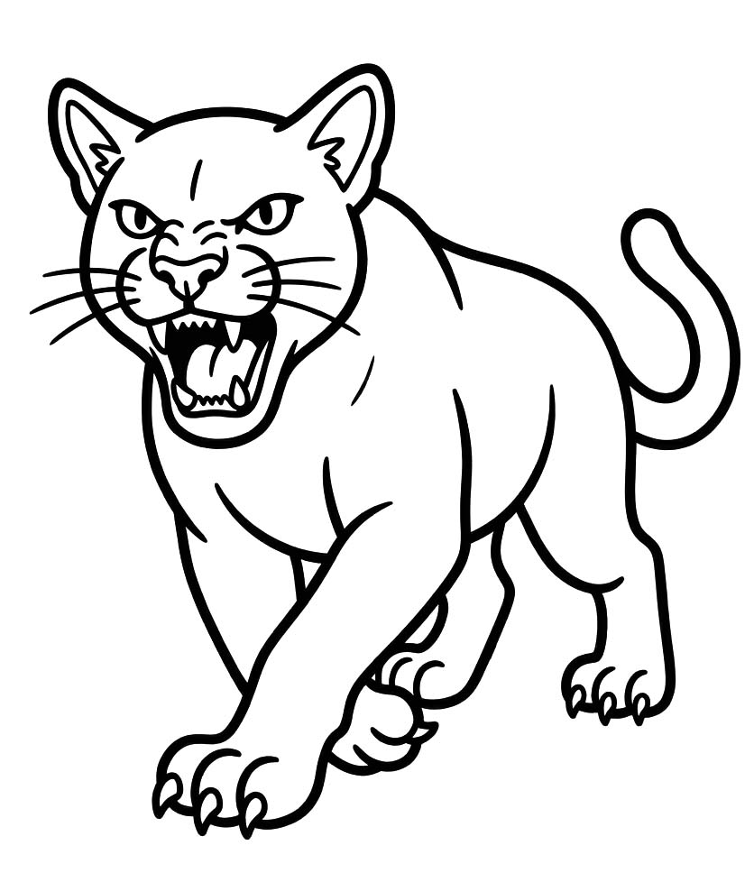 Image Cougar Printable