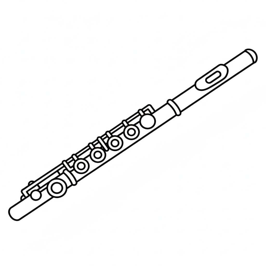Image Flute Free Printable