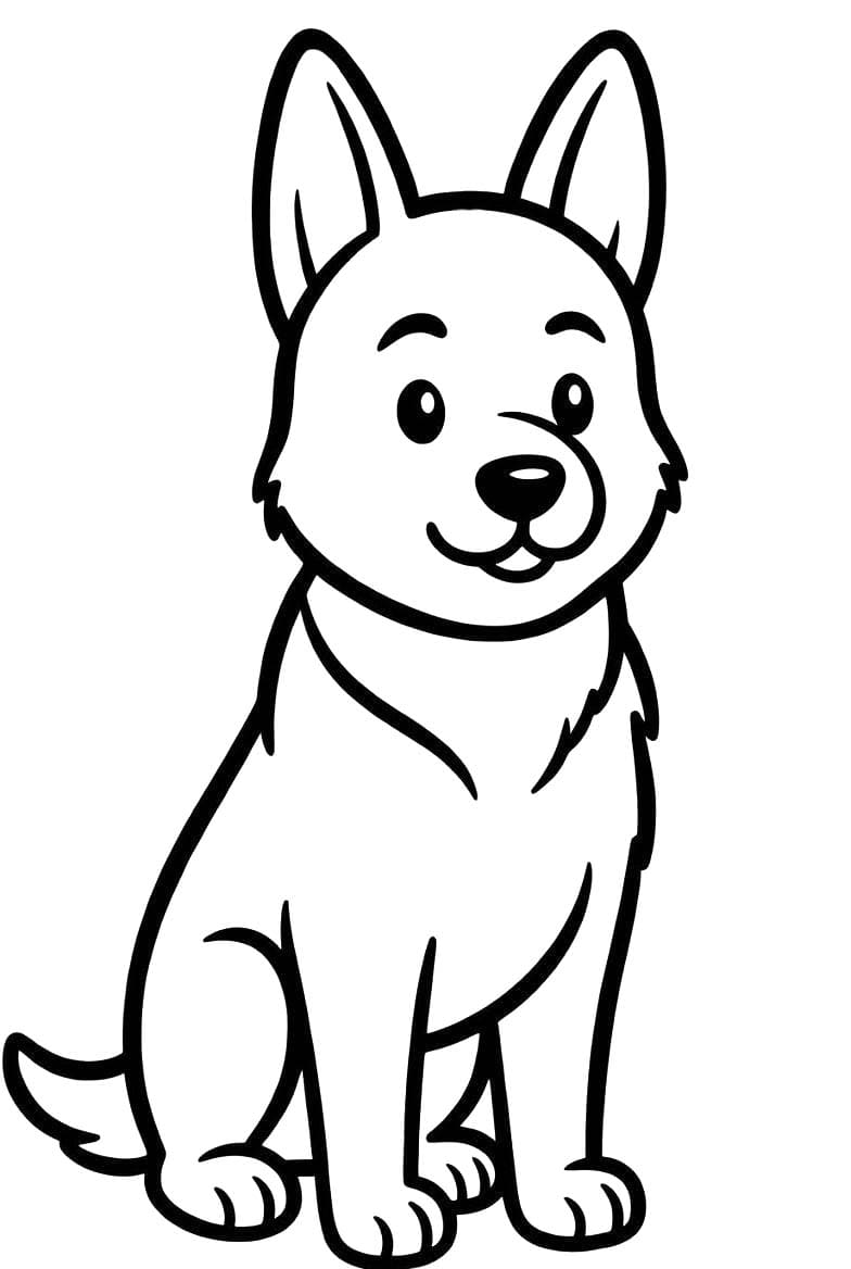 Image German Shepherd Free Printable