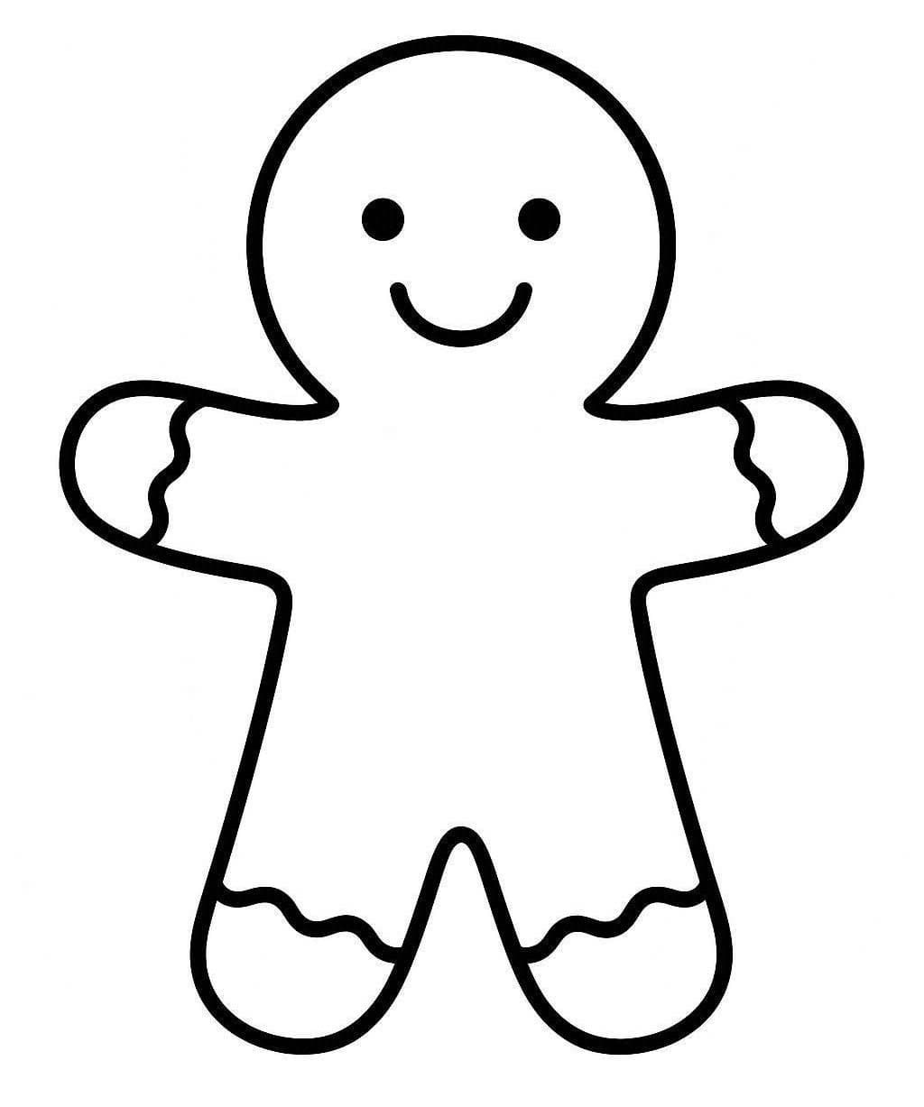 Image Gingerbread Man Free Printable