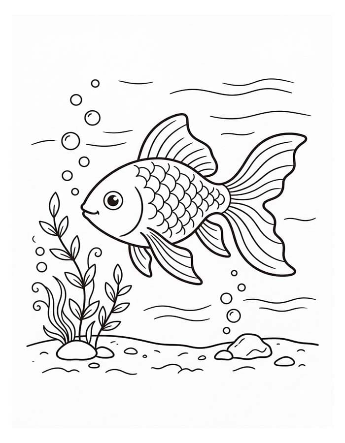 Image Goldfish Free Printable