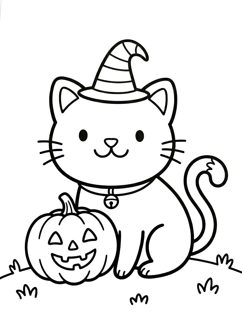 Image Halloween Cat Simple
