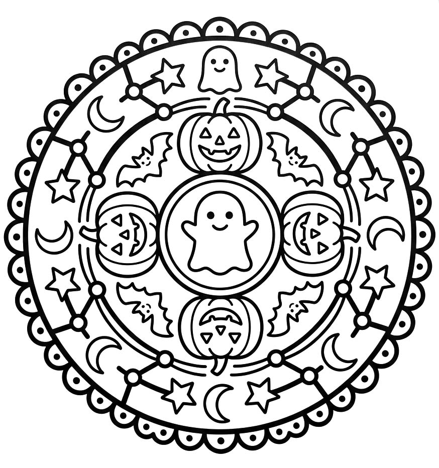 Image Halloween Mandala Free