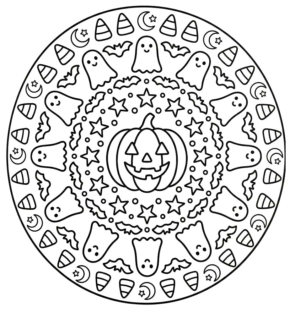 Image Halloween Mandala