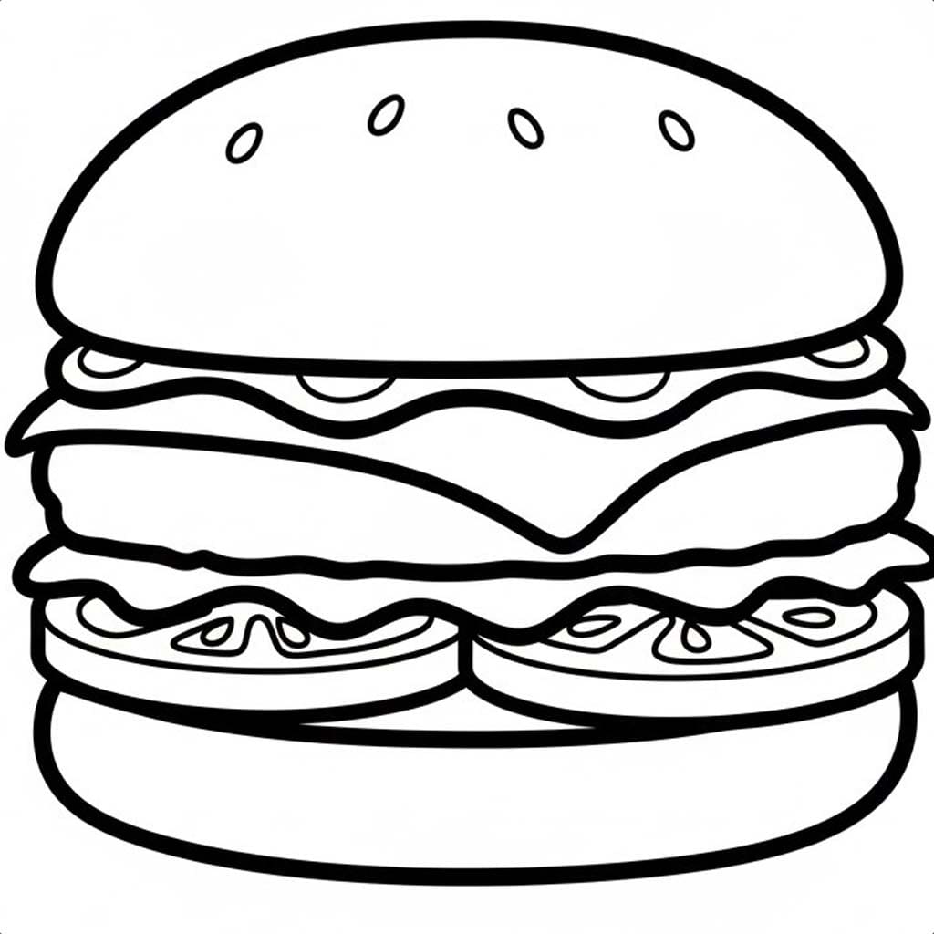 Image Hamburger Free Printable