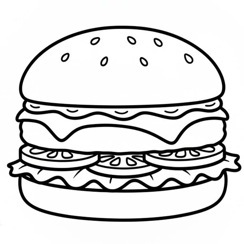 Image Hamburger Printable