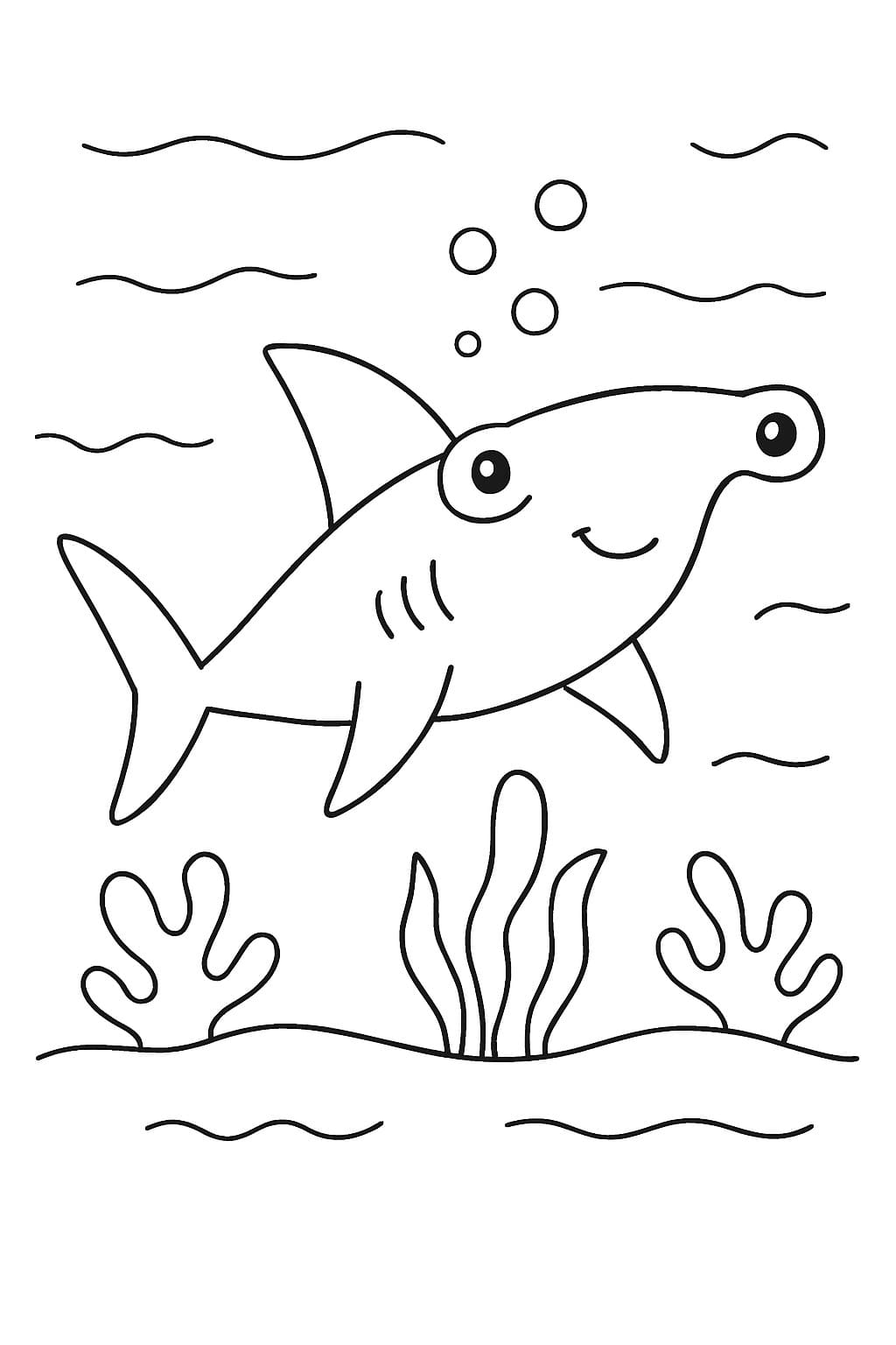 Image Hammerhead Shark Free Printable