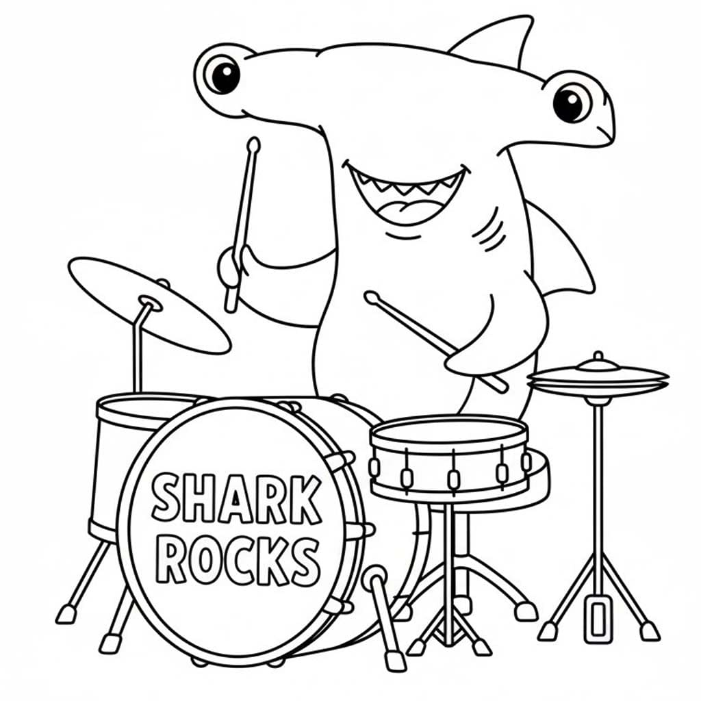 Image Hammerhead Shark Simple