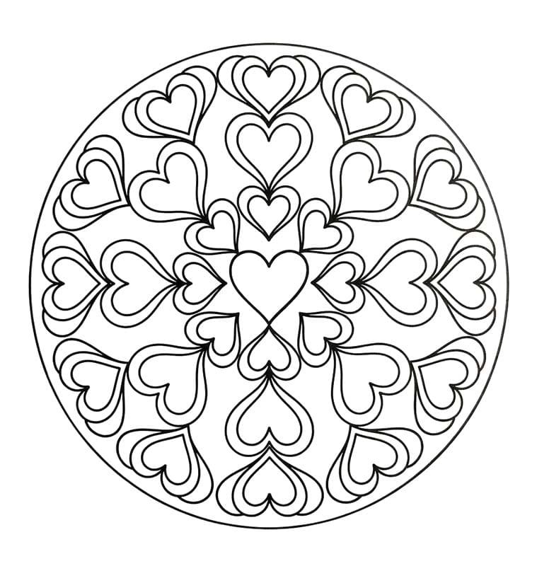 Image Heart Mandala