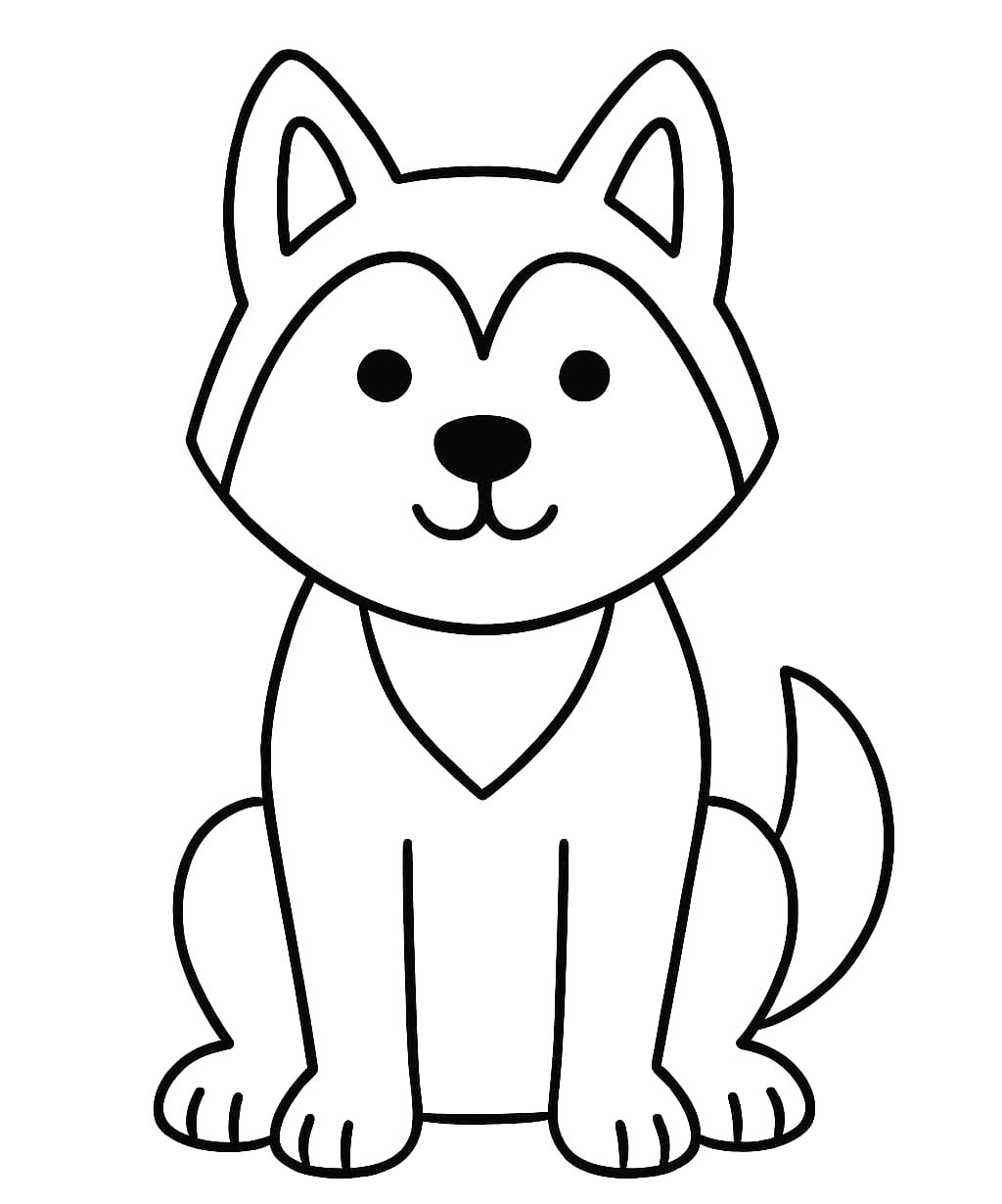 Image Husky Printable