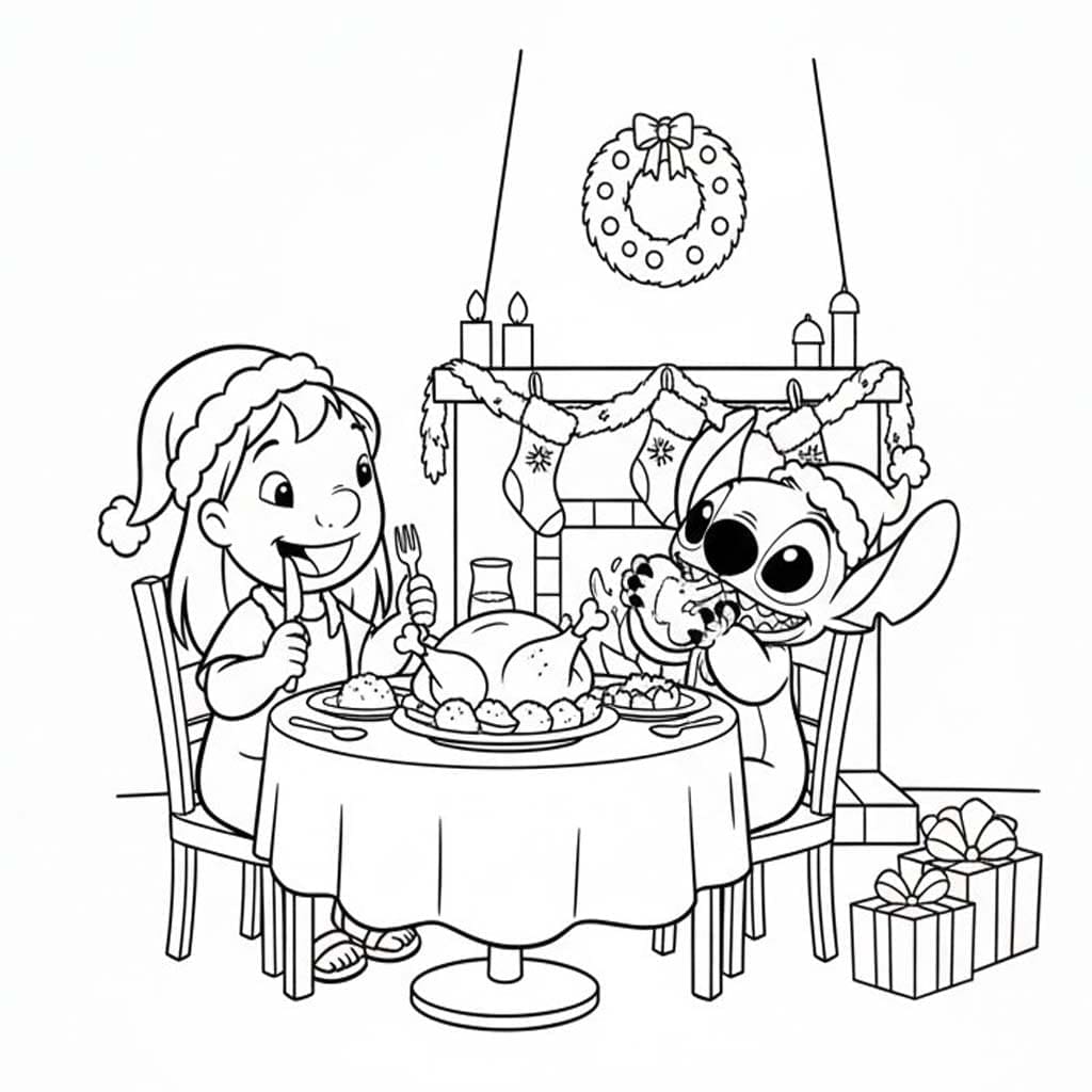 Image Lilo and Stitch Christmas