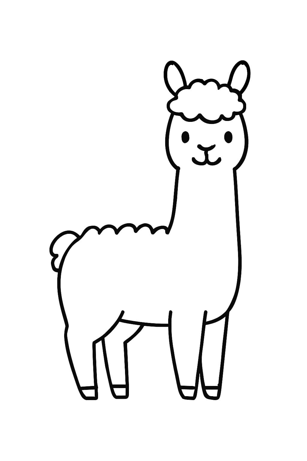 Image Llama Free Printable