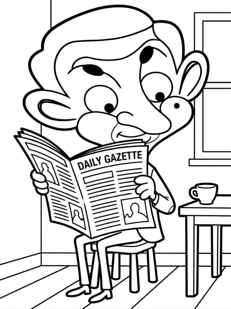 Image Mr. Bean Free Printable