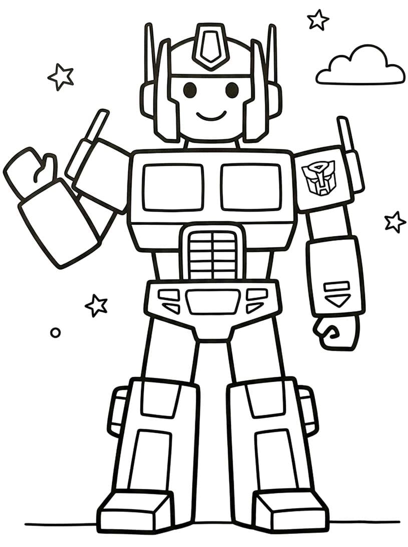 Image Optimus Prime Easy