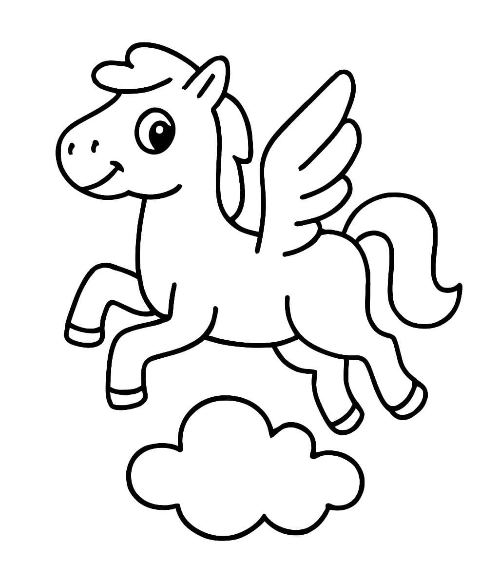 Image Pegasus free printable
