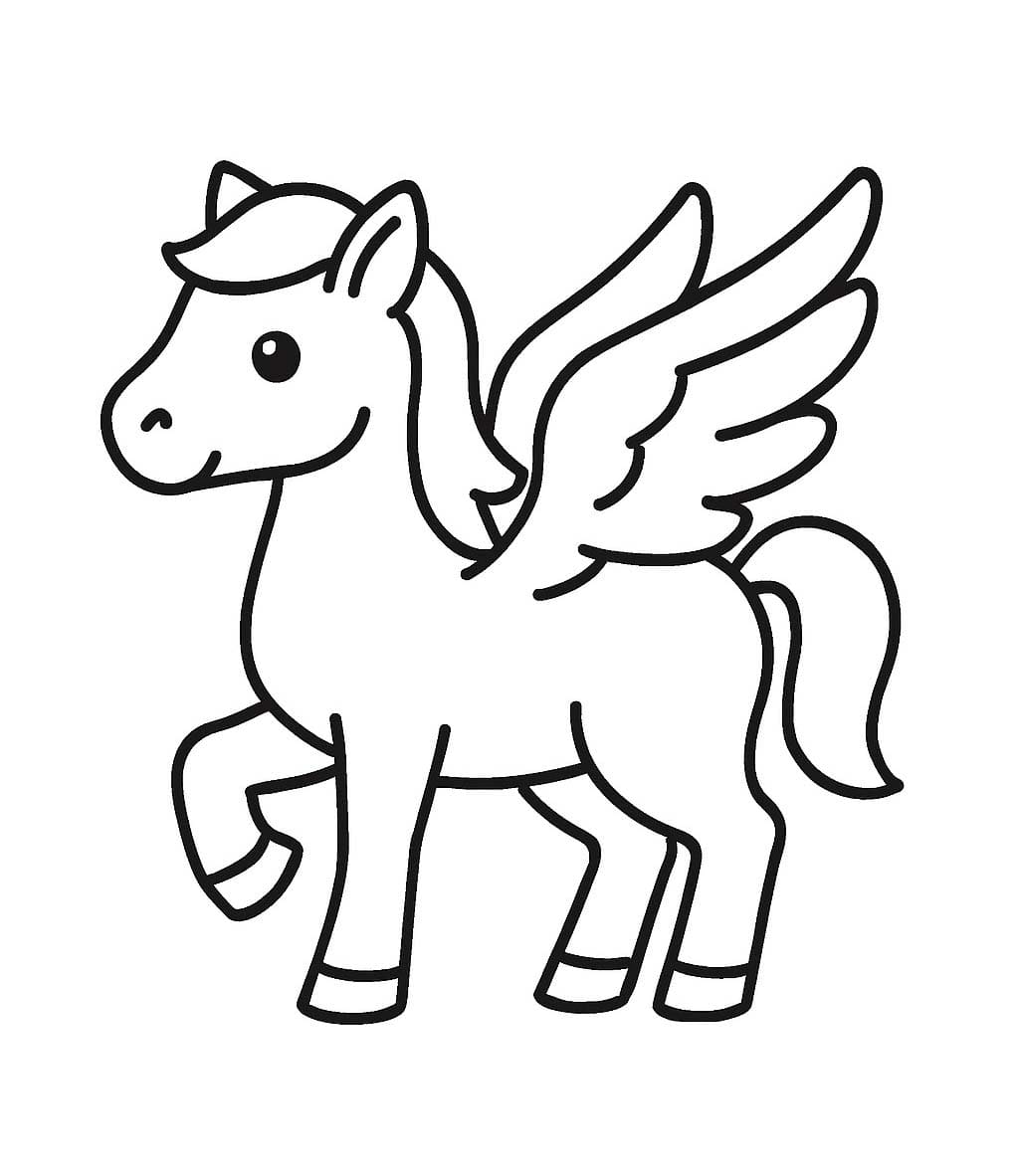 Image Pegasus printable