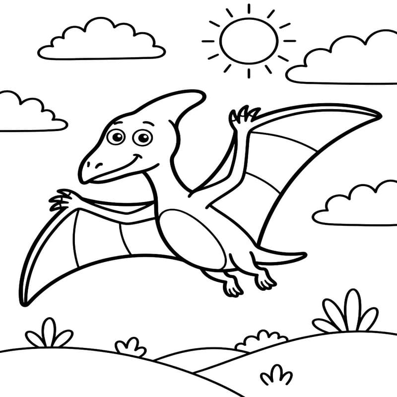 Image Pterodactyl Printable