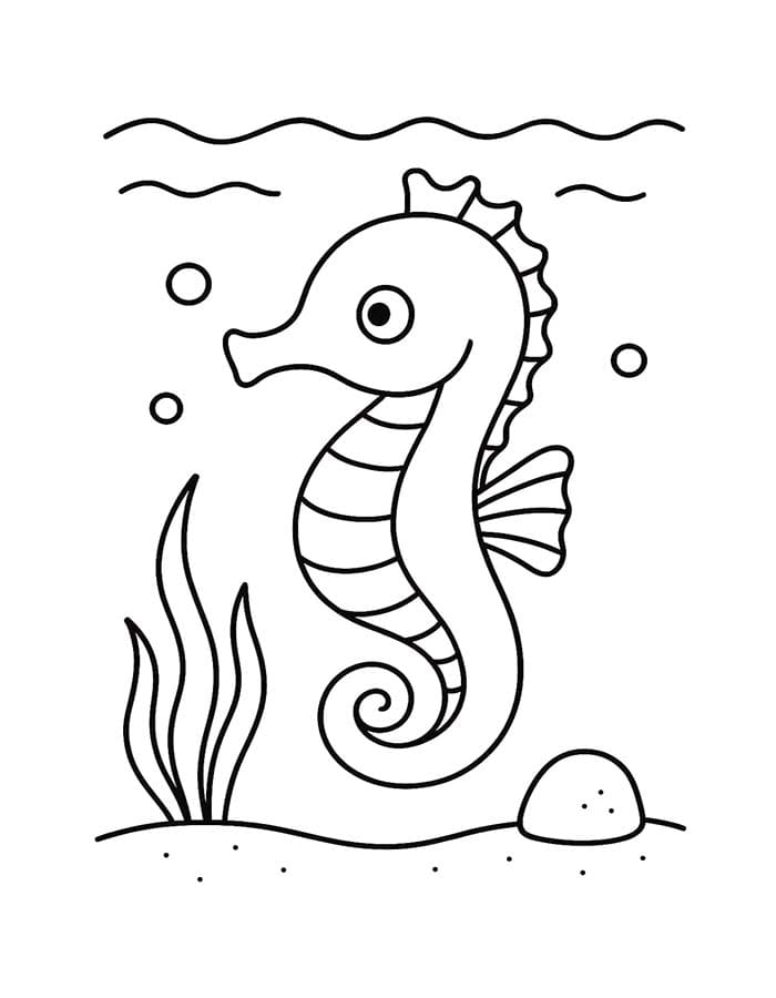 Image Seahorse Simple