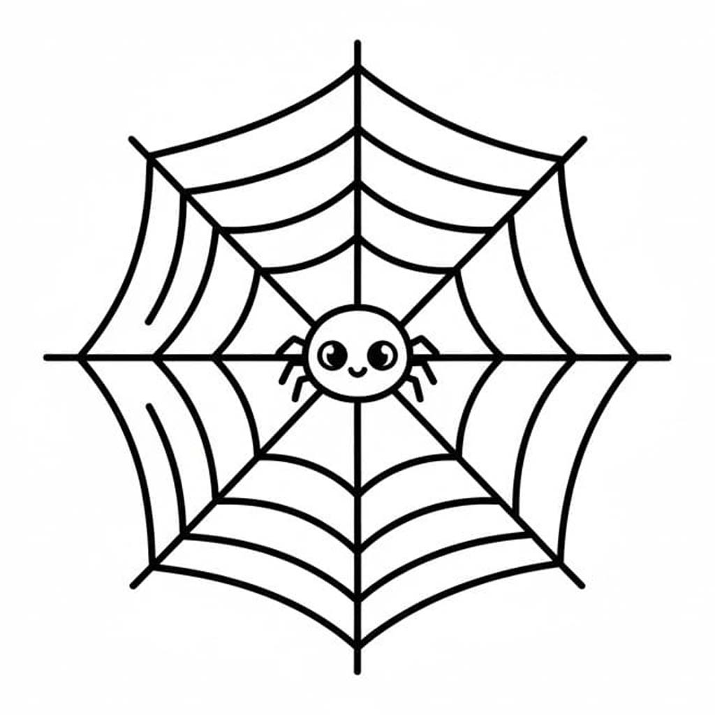 Image Spider Web Printable
