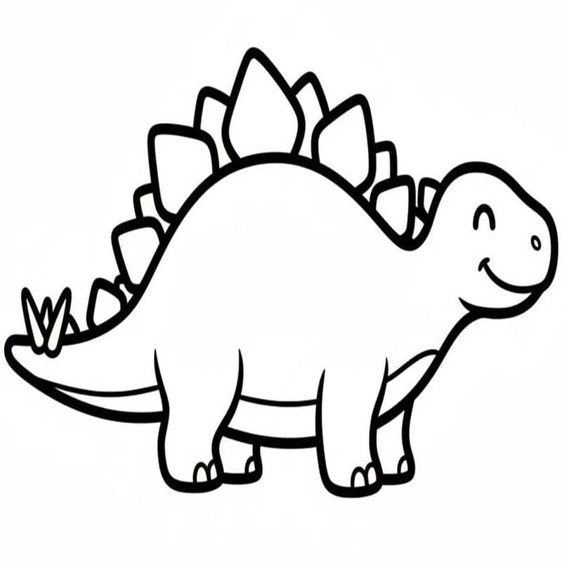 Image Stegosaurus Easy