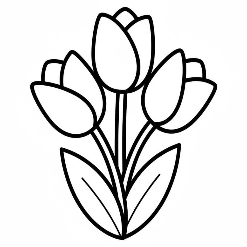 Image Tulip Simple