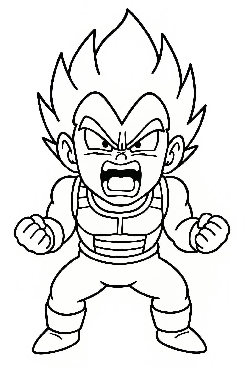 Image Vegeta Printable