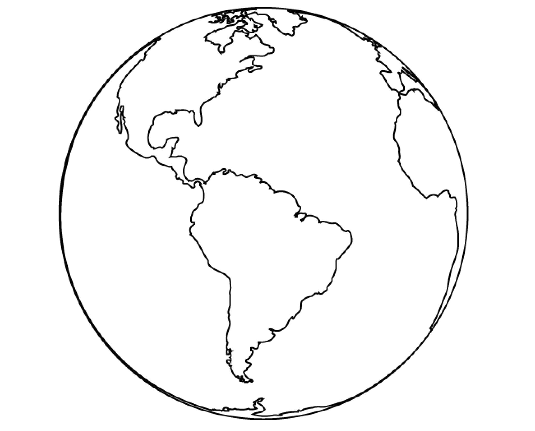 Image World Map Free Printable