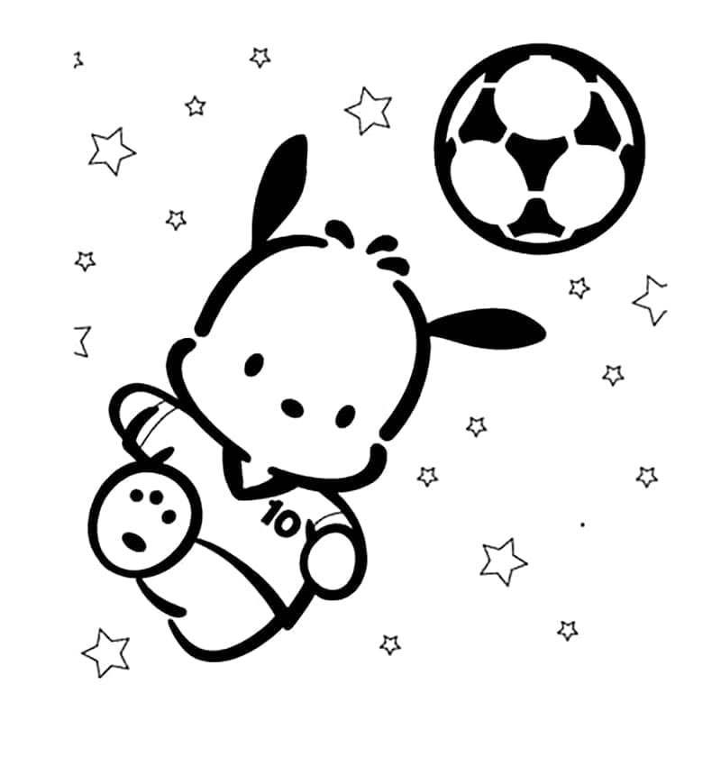 Image of Pochacco Coloring Game Image of Pochacco