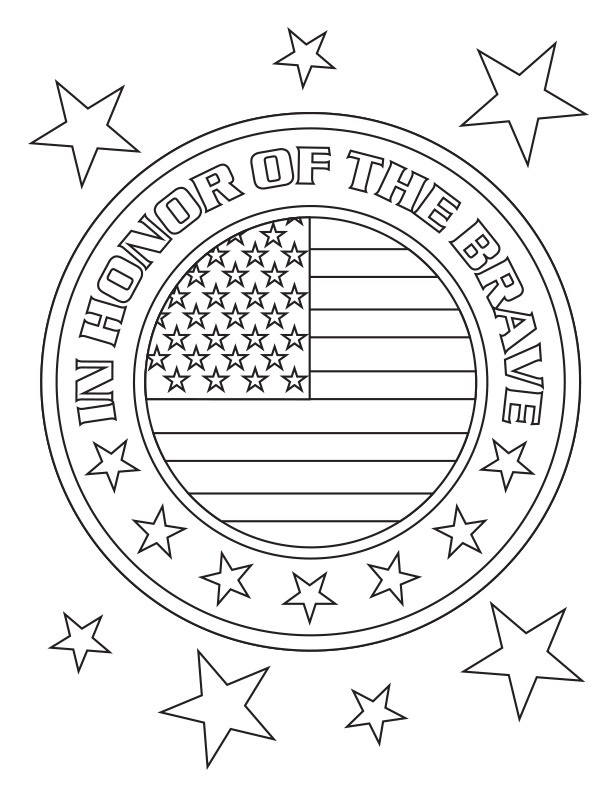 In Honor of the Brave Coloring Game In Honor of the Brave