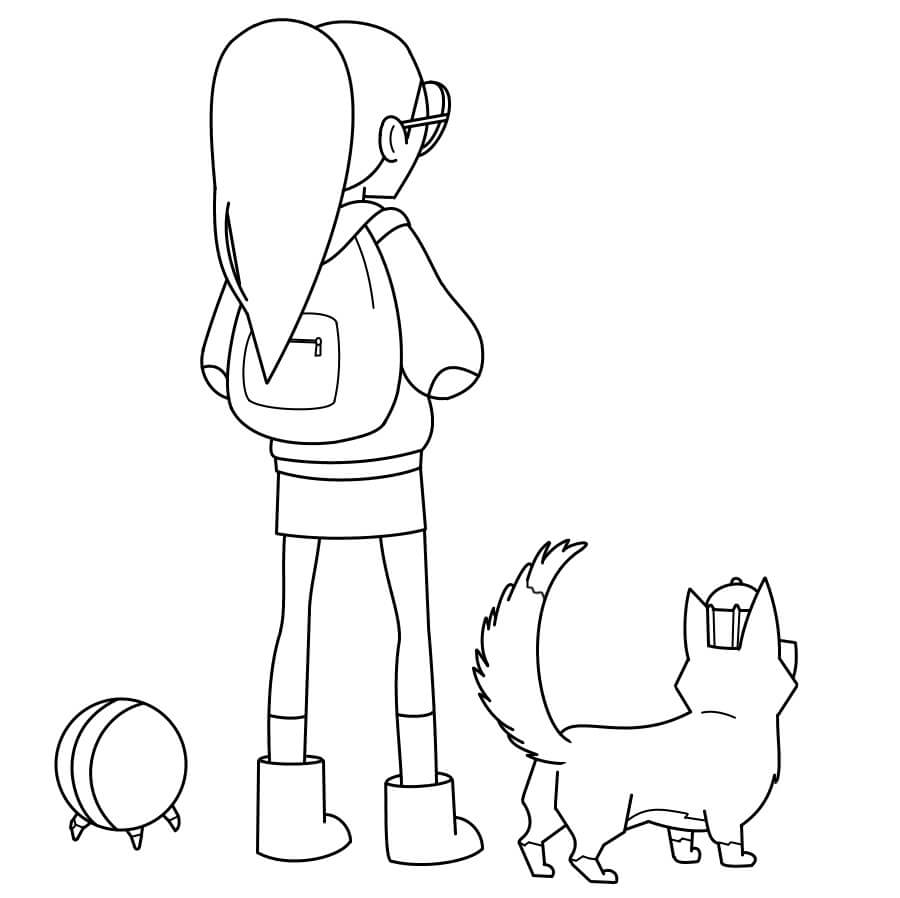 infinity train coloring page online