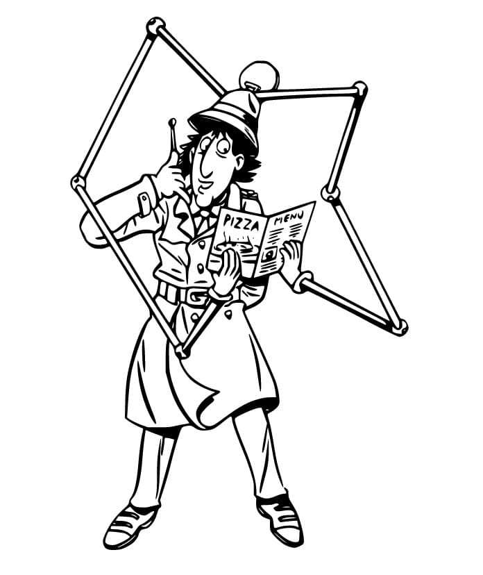 Inspector Gadget Ordering Pizza