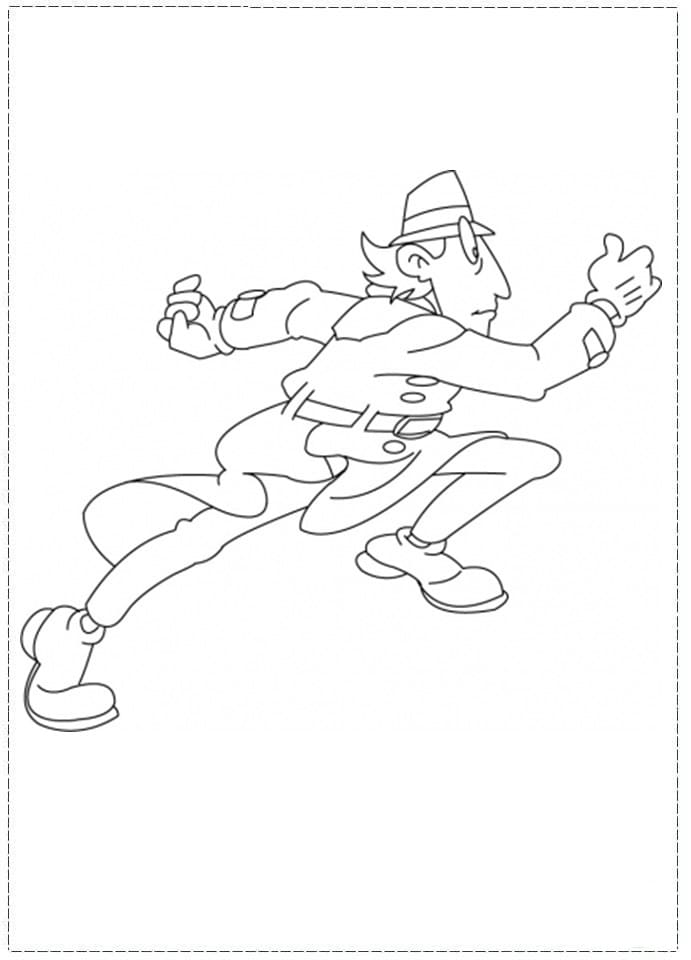 Inspector Gadget Running Fast