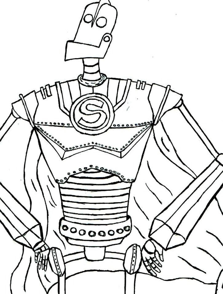 Iron Giant coloring page 7