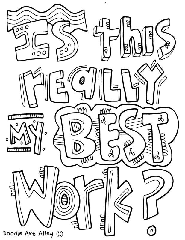 Is this really my best work? Coloring Game Is this really my best work?
