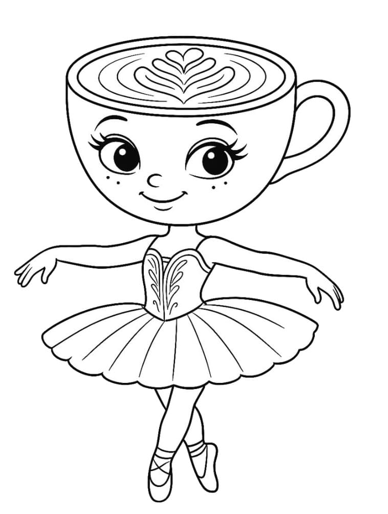 Italian Brainrot Ballerina Cappuccina Coloring Game Italian Brainrot Ballerina Cappuccina