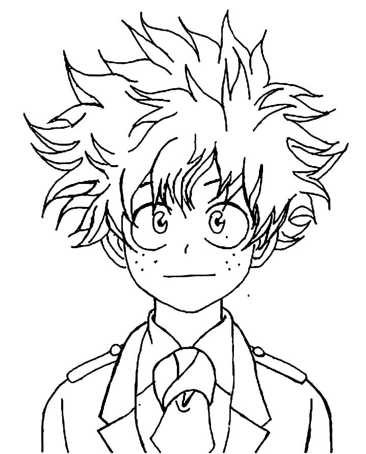 Izuku Midoriya Smiling