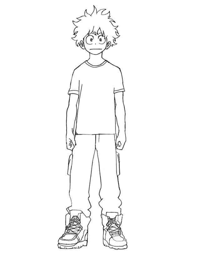 Izuku Midoriya Standing