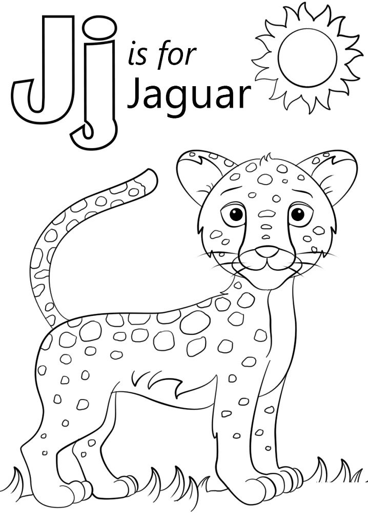 Jaguar Letter J
