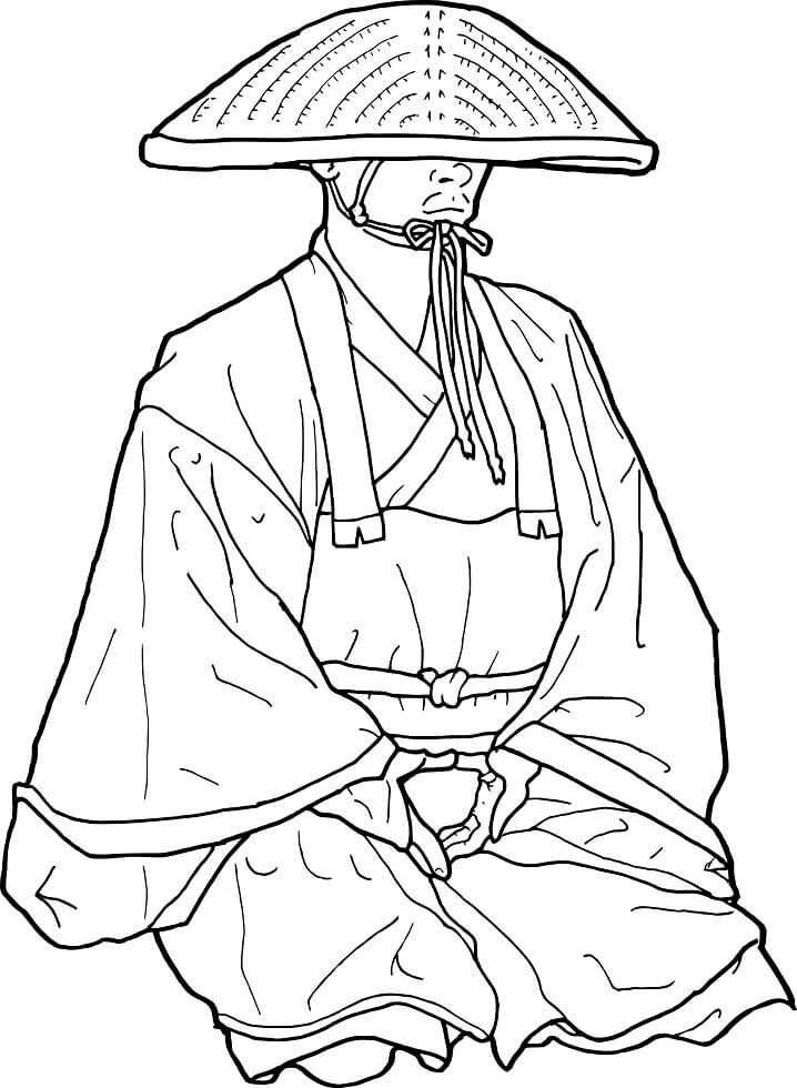 Japanese Buddhist Monk