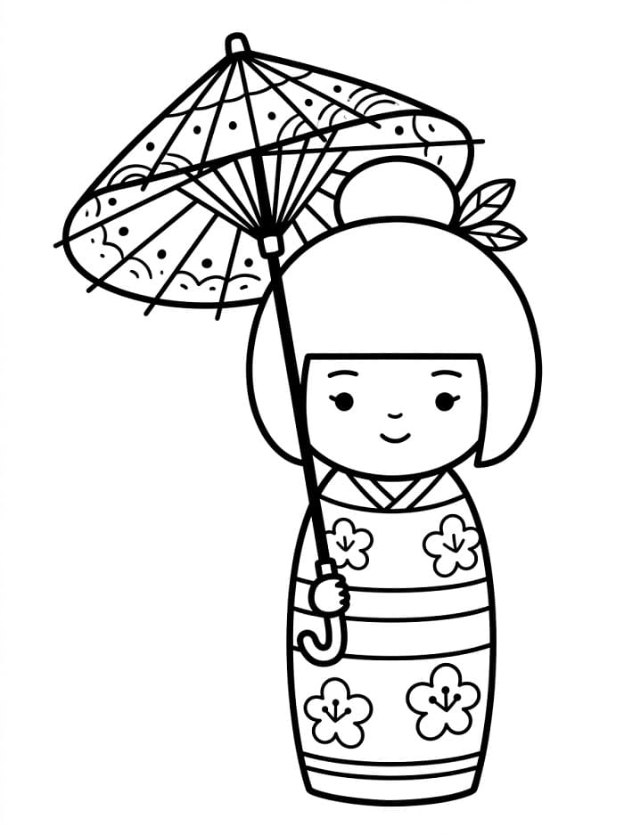 Japanese Koneshi Doll