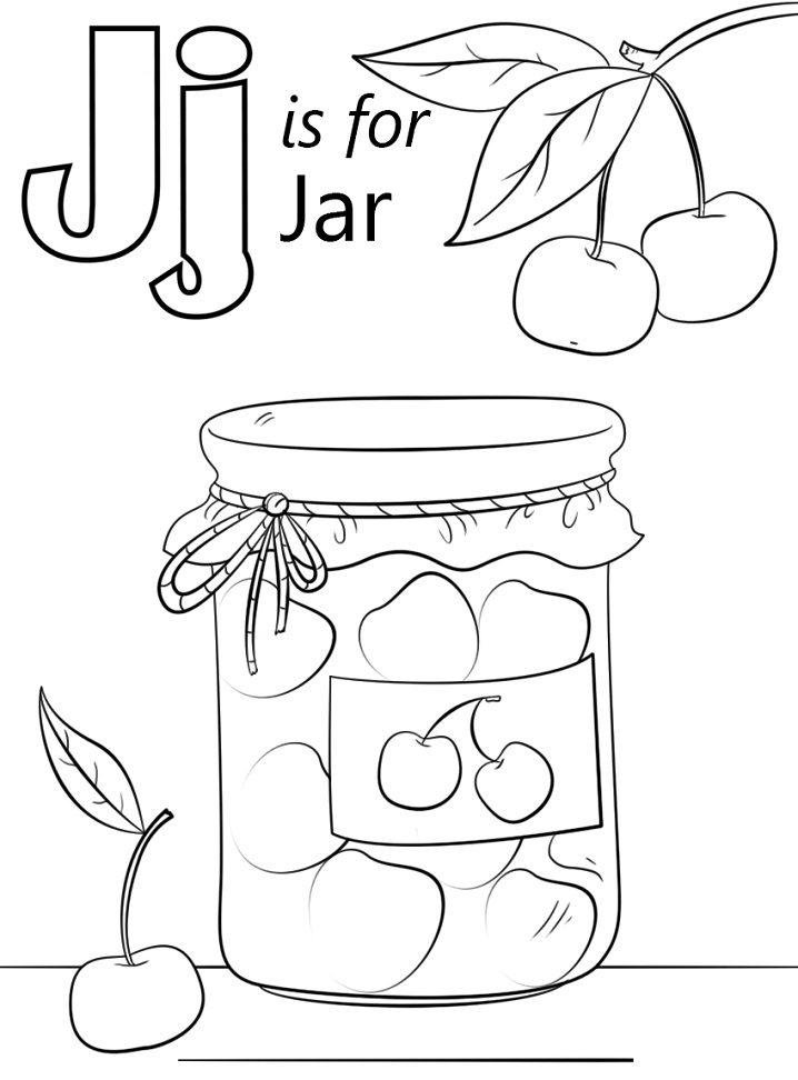 Jar Letter J