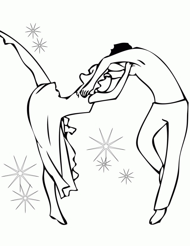 Jazz Dance Coloring Game Jazz Dance