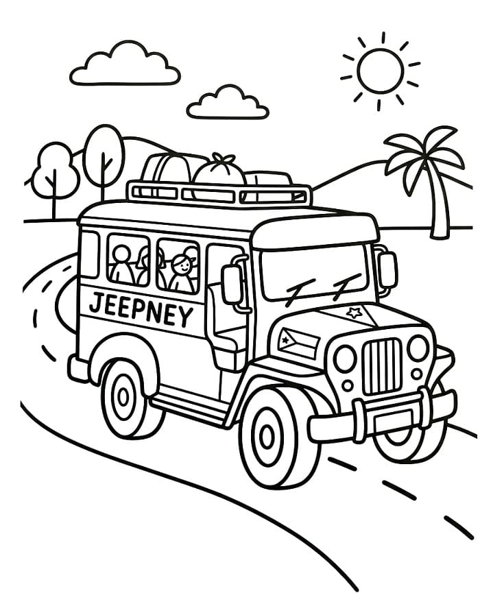 Jeepney on Road